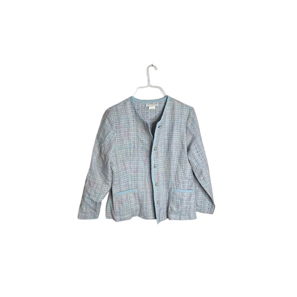 Vintage Blue and Gray Blazer